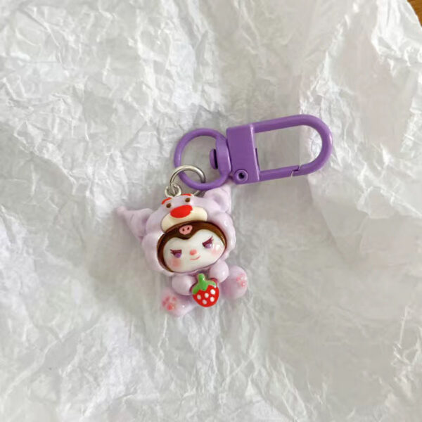 cute sanrio keychain for school bag, backpack, small decoration, gift for best friend, keychain