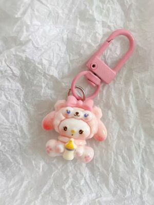 Cute Sanrio Keychain for School Bag, Backpack, Small Decoration, Gift for Best Friend, Keychain