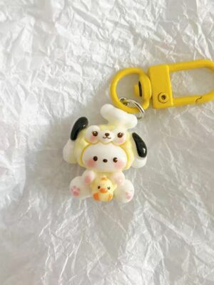 Cute Sanrio Keychain for School Bag, Backpack, Small Decoration, Gift for Best Friend, Keychain