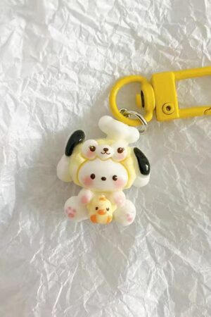 Cute Sanrio Keychain for School Bag, Backpack, Small Decoration, Gift for Best Friend, Keychain