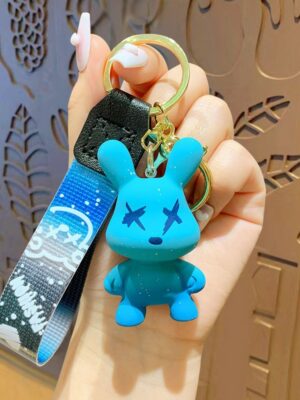 Creative Color-Changing Bear Keychain - Cute Cartoon Couple Car Keychain