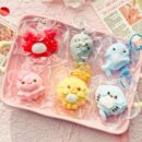 handmade food grade silicone marine animal stress relief toy (stitched packaging) squishy fidget toy for anxiety relief