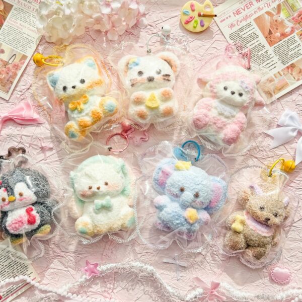 food grade silicone creamy texture premium styled animal stress relief toy with stitched edges squishy fidget toy