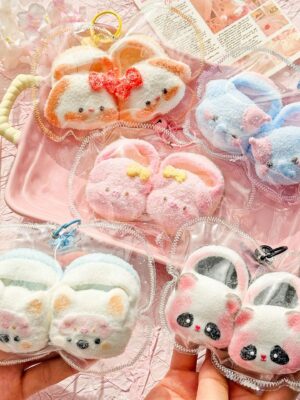 Food-Grade Silicone Creative Makeup-Themed Slipper Squishy Decompression Toy