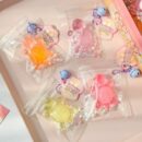 Crystal Booger Double-Color Turtle Squishy Keychain Stress Relief Toy