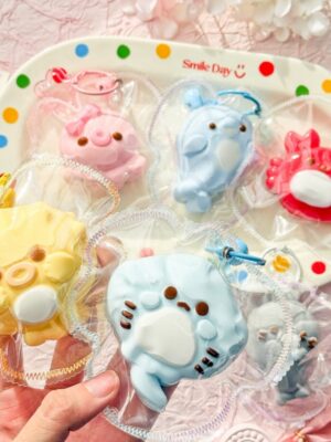 Handmade Food-Grade Silicone Marine Animal Stress Relief Toy (Stitched Packaging) - Squishy Fidget Toy