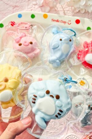 Handmade Food-Grade Silicone Marine Animal Stress Relief Toy (Stitched Packaging) - Squishy Fidget Toy