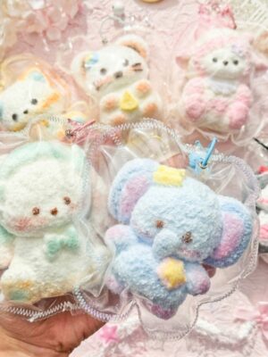 Food-Grade Silicone Creamy-Texture Premium Styled Animal Stress Relief Toy with Stitched Edges - Squishy Fidget Toy
