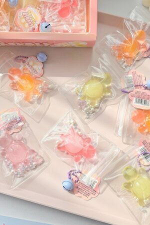 Crystal Booger Double-Color Turtle Squishy Keychain Stress Relief Toy