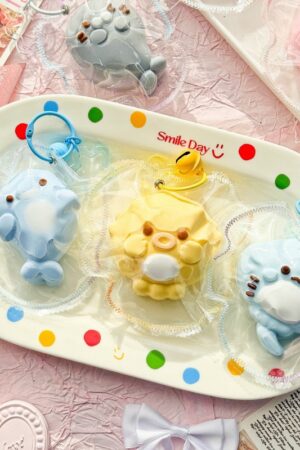 Handmade Food-Grade Silicone Marine Animal Stress Relief Toy (Stitched Packaging) - Squishy Fidget Toy