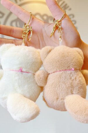 Cute Lucky Cat Pendant: Plush Toy Doll with Bell, Bag Charm & Keychain
