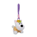 scraggly dog plush cartoon bag charm & keychain