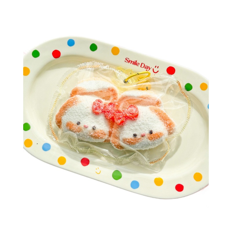 Food-Grade Silicone Creative Makeup-Themed Slipper Squishy Decompression Toy - 图片 14