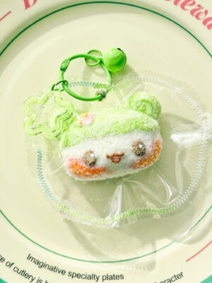 Animal Head Squishy Keychain - Stitched Creamy-Texture Stress Relief Toy