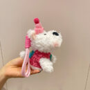 scraggly dog plush cartoon bag charm & keychain