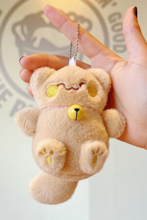 Cute Lucky Cat Pendant: Plush Toy Doll with Bell, Bag Charm & Keychain