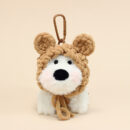 handmade cute west highland white terrier bag charm / scrappy puppy plush doll keychain
