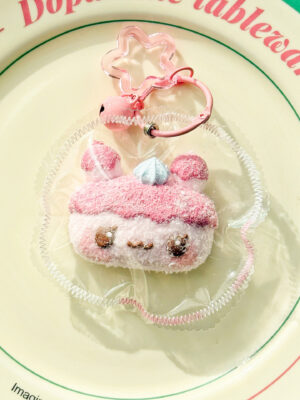 Animal Head Squishy Keychain - Stitched Creamy-Texture Stress Relief Toy