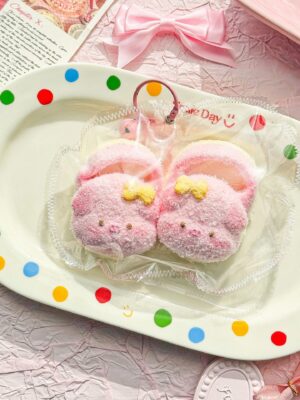 Food-Grade Silicone Creative Makeup-Themed Slipper Squishy Decompression Toy