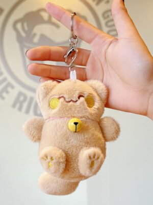 Cute Lucky Cat Pendant: Plush Toy Doll with Bell, Bag Charm & Keychain