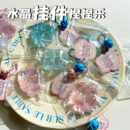 Crystal Booger Double-Color Turtle Squishy Keychain Stress Relief Toy