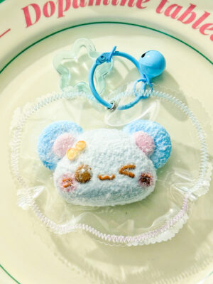 Animal Head Squishy Keychain - Stitched Creamy-Texture Stress Relief Toy