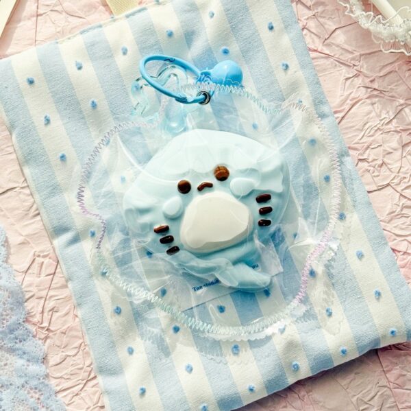 handmade food grade silicone marine animal stress relief toy (stitched packaging) squishy fidget toy for anxiety relief
