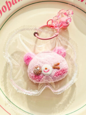 Animal Head Squishy Keychain - Stitched Creamy-Texture Stress Relief Toy
