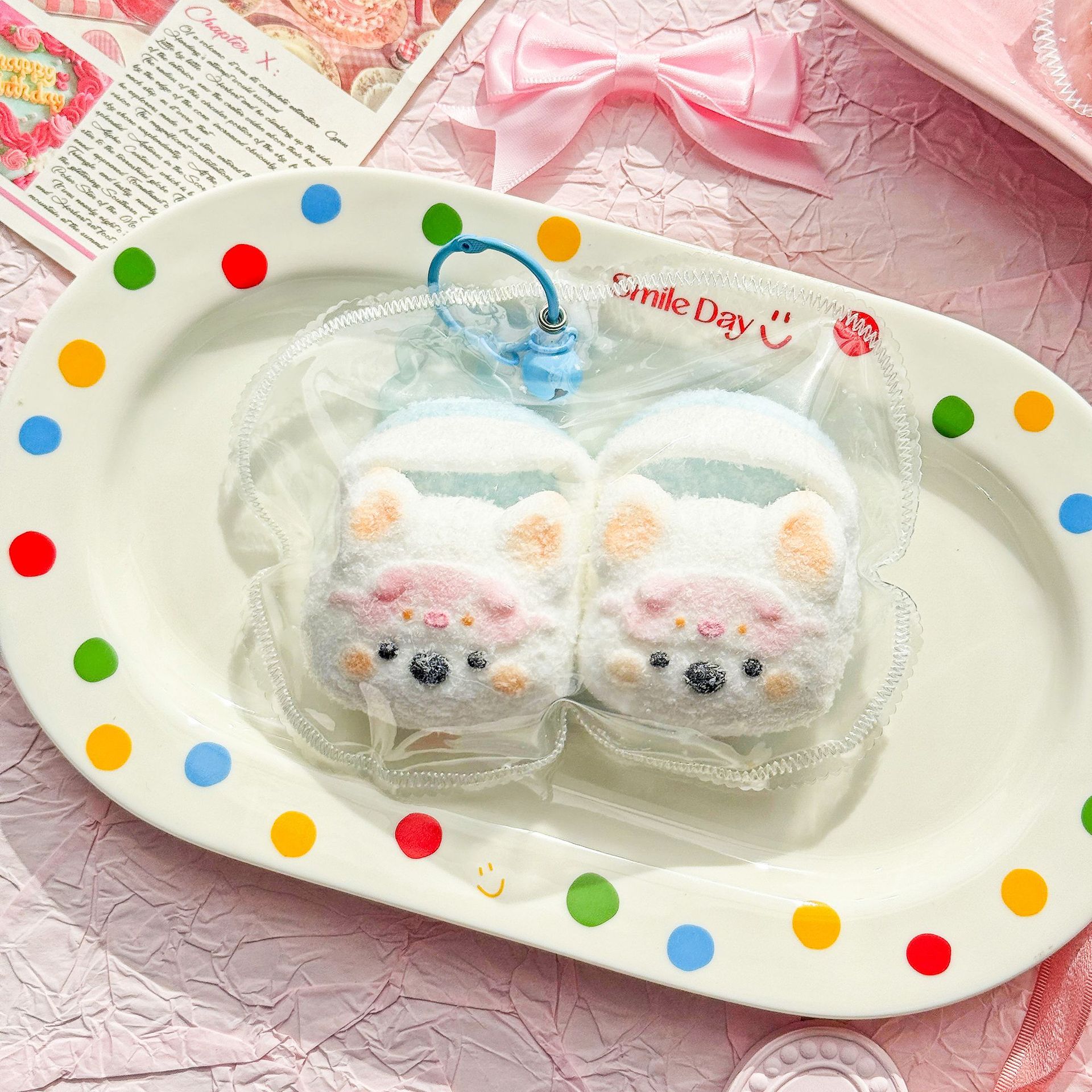 Food-Grade Silicone Creative Makeup-Themed Slipper Squishy Decompression Toy - 图片 9