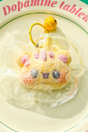 Animal Head Squishy Keychain - Stitched Creamy-Texture Stress Relief Toy