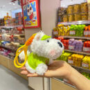scraggly dog plush cartoon bag charm & keychain