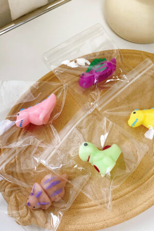 Crystal Booger Double-Color Turtle Squishy Keychain Stress Relief Toy