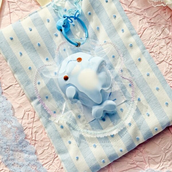handmade food grade silicone marine animal stress relief toy (stitched packaging) squishy fidget toy for anxiety relief