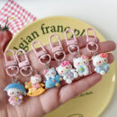 kt cat backpack keychain cute cartoon backpack pendant, couple small gift, keychain
