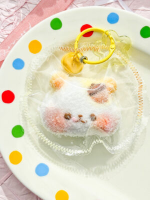 Animal Head Squishy Keychain - Stitched Creamy-Texture Stress Relief Toy
