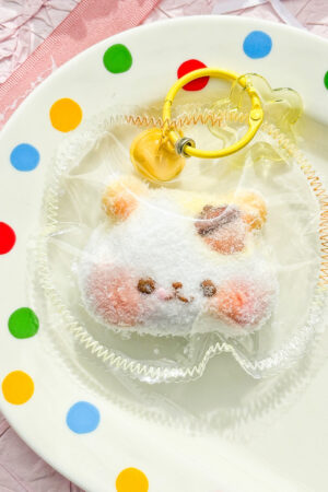 Animal Head Squishy Keychain - Stitched Creamy-Texture Stress Relief Toy
