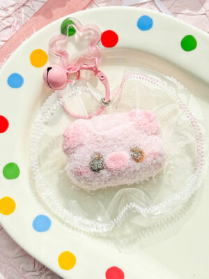 Animal Head Squishy Keychain - Stitched Creamy-Texture Stress Relief Toy