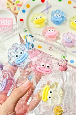 24-Piece Snack Toy Pendant Squishies Set in Color Box – Stress-Relief Essential