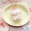 food grade silicone creamy texture premium styled animal stress relief toy with stitched edges squishy fidget toy