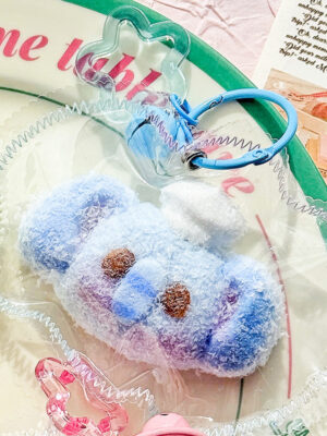 Animal Head Squishy Keychain - Stitched Creamy-Texture Stress Relief Toy