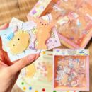 24 piece snack toy pendant squishies set in color box – stress relief essential