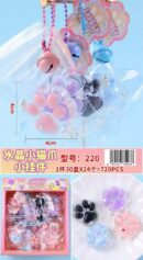 24 piece snack toy pendant squishies set in color box – stress relief essential