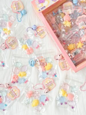 24-Piece Snack Toy Pendant Squishies Set in Color Box – Stress-Relief Essential