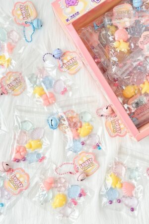 24-Piece Snack Toy Pendant Squishies Set in Color Box – Stress-Relief Essential