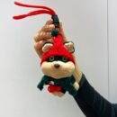 scraggly dog plush cartoon bag charm & keychain