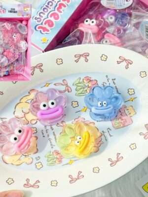 Crystal Booger Double-Color Turtle Squishy Keychain Stress Relief Toy