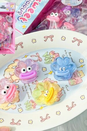 Crystal Booger Double-Color Turtle Squishy Keychain Stress Relief Toy