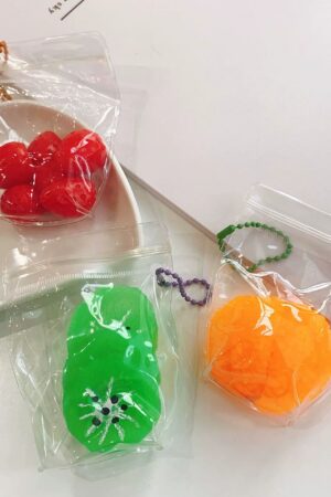 Crystal Booger Double-Color Turtle Squishy Keychain Stress Relief Toy