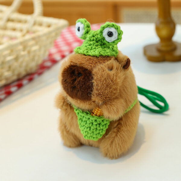scraggly dog plush cartoon bag charm & keychain