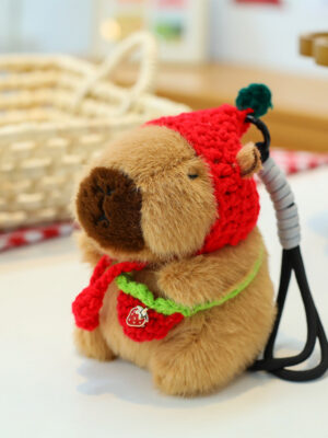 Scraggly Dog Plush Cartoon Bag Charm & Keychain